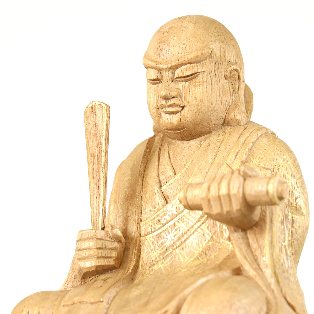 ミニ仏像 かわいい お釈迦様 ブッダ 木彫 ツゲ 置物 オブジェ