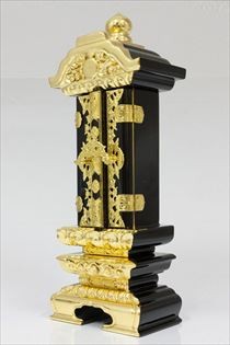 なーむくまちゃん工房 繰り出し位牌 塗り位牌 前金二重回出 3.5寸 高さ