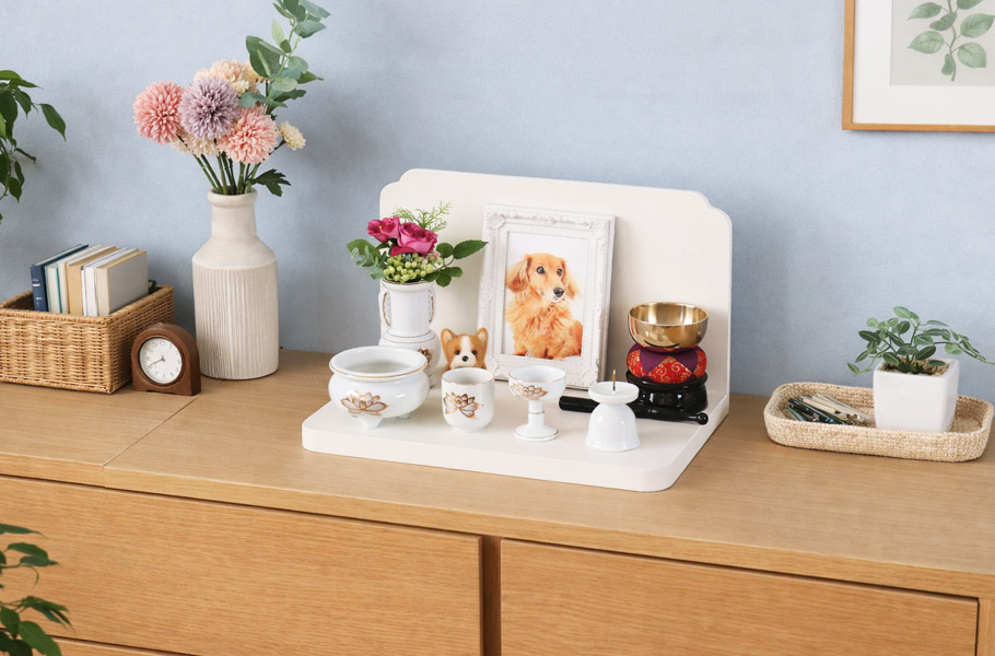 なーむくまちゃん工房 仏壇 おりん4点セット お得りん 直径7cm おリン