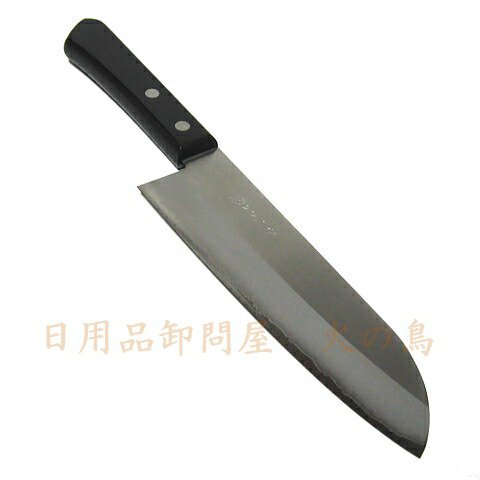 江戸菊水 ステンレスVG5鋼 三徳包丁170mm 黒合板柄 SG-12 660129