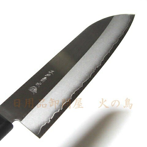 江戸菊水 ステンレスVG5鋼 三徳包丁170mm 黒合板柄 SG-12 660129
