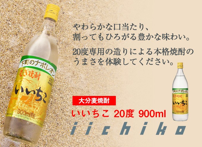 いいちこ 20度 900ml ×12本＜送料無料対象外品＞1本あたり729円+送料