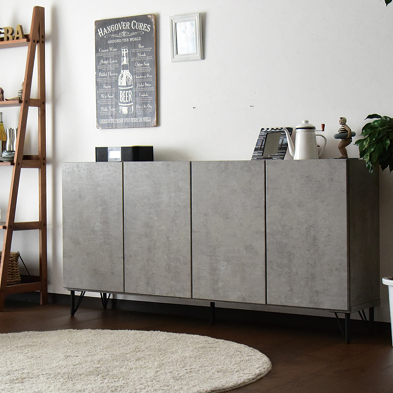 キャビネット サイドボード 幅160 木製 ナチュラル シンプル おしゃれ