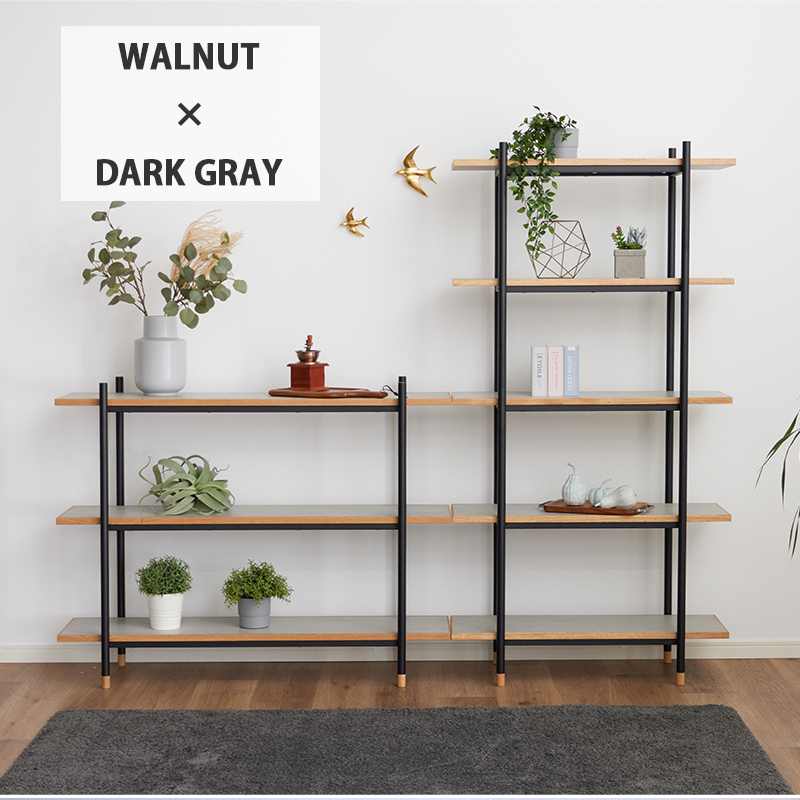 ラック 棚 オープンシェルフ 幅85 リビング収納 シェルフ オープン