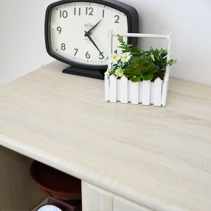 キャビネット ガラス 70幅 おしゃれ 開き扉 引出し 白 デザインガラス