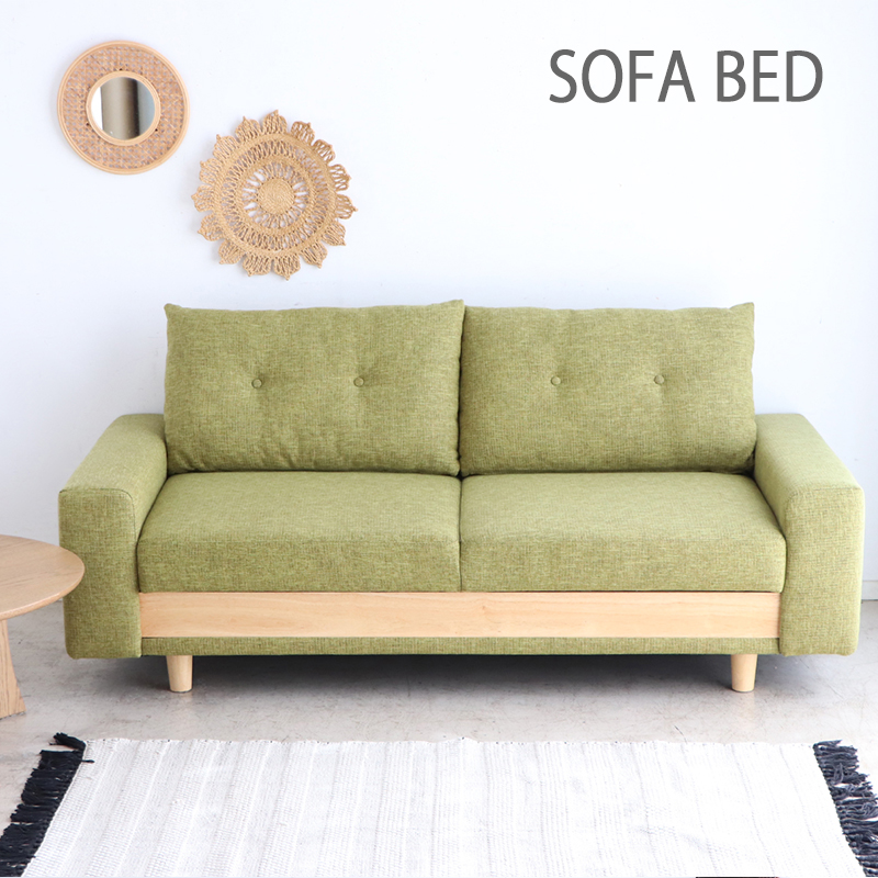 ソファーベッド 収納付き 2人掛け 3人掛け おしゃれ ソファ グリーン