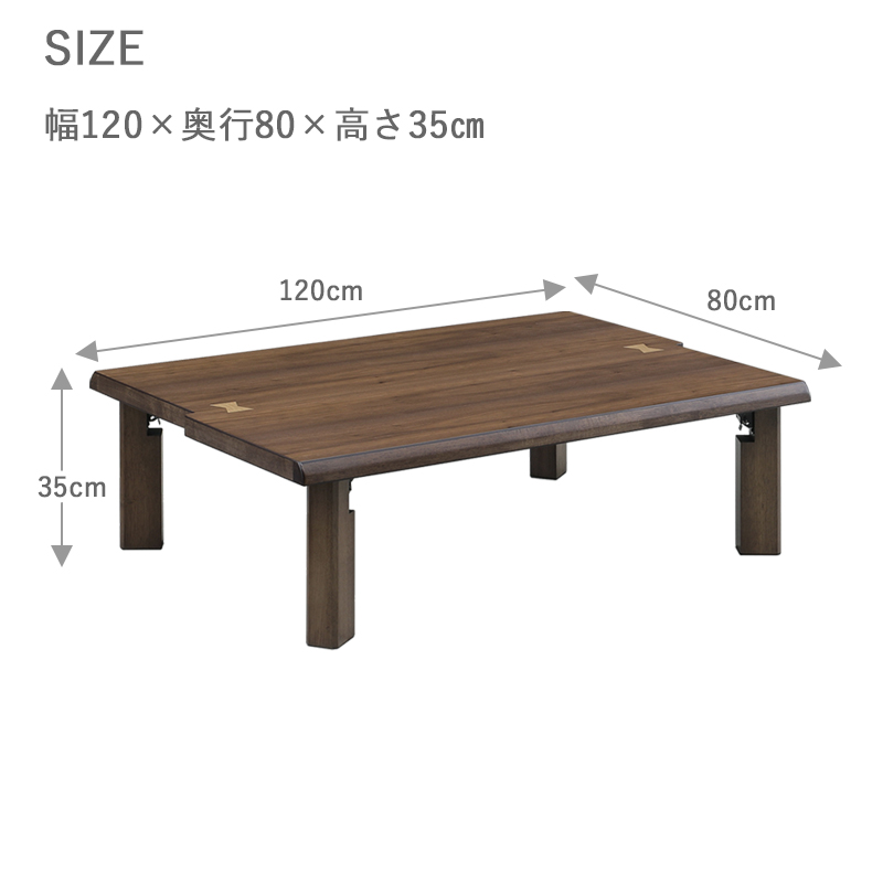 サイズ 幅120cm 奥行80cm 高さ35cm