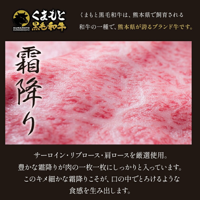 黒毛和牛 すき焼き しゃぶしゃぶ 赤身 250g + 霜降り 計 500g ギフト