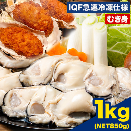 セール 広島産 大粒 牡蠣 2Lサイズ 1kg (解凍後850g) 大粒 送料無料 冷凍 牡蠣 海鮮 シーフード 1-5営業日以内に出荷予定（土日祝除く） |｜kumamotofood