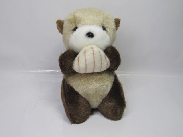 ぬいぐるみ ラッコ たけのこ マリンシリーズ S : ぬいぐるみのくまくま