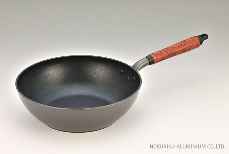 北陸アルミニウム フライパン IH ウー・ウェンパン+ (本体のみ) 28cm