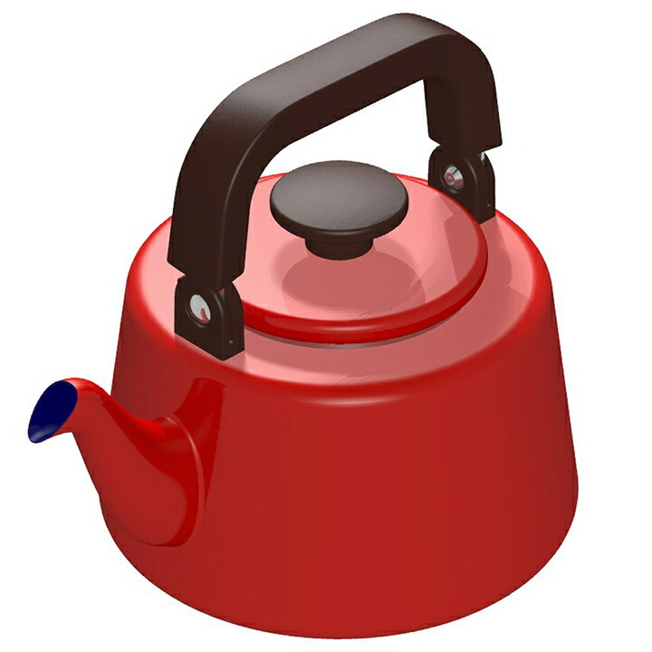 即納可 フィーカ ティーケトル 2.1L レッド Cookvessel(クックベッセル