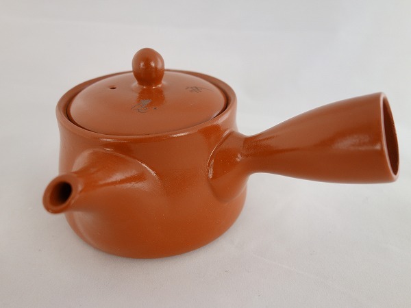 朱泥急須 即納 茶こし網付き 細字 TC-0404 急須 陶器 茶器