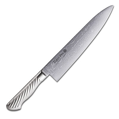 藤次郎Tojiro 牛刀 240mm 新品　ステンレス鋼 料理用　包丁 Tojiro Pro 【藤次郎】 F-1033 牛刀 240mm ニッケルダマスカス鋼割込