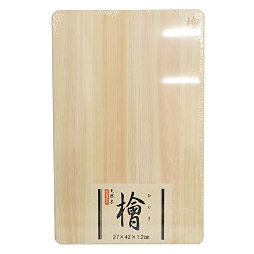 星野工業 薄まな板 27cm (軽量タイプ) 木製 日光桧 国産桧 ヒノキ