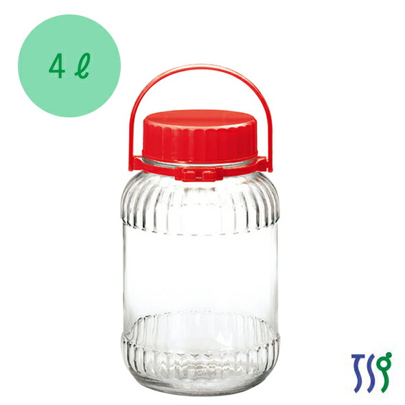 東洋佐々木ガラス /即納/ 果実酒びん 梅酒瓶 8L (10号) 日本製 / 東洋