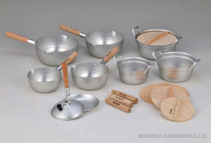 北陸アルミ(ホクア印) アルミキャスト製 ちり鍋 33㎝ (6〜10人用)  2個セットでの出品です！ kunikichisyouten_1101-