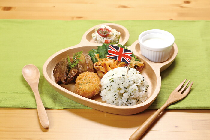 木製 お子様用食器 キッズ くりぬき弁当箱 はらぺこキッズ /803590