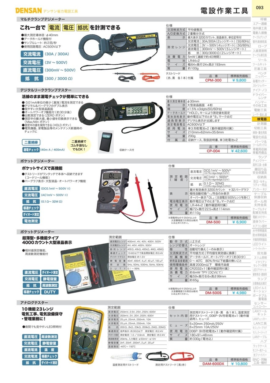 店舗展示処分品 ジェフコム マルチクランプデジメーター CPM-300