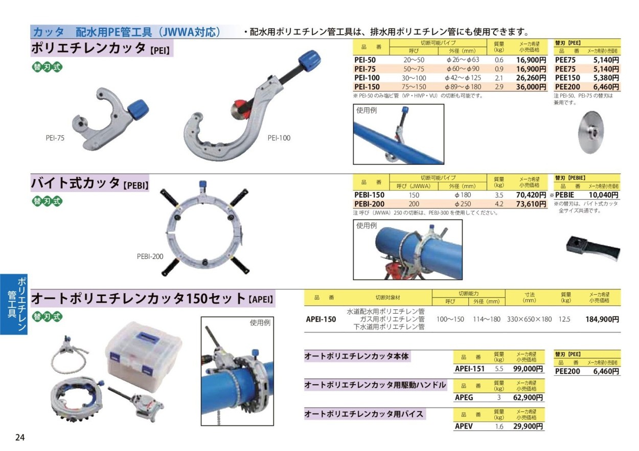 MCC オートポリエチレンカッタ I-150セット ( APEI-150 ) (株)MCC