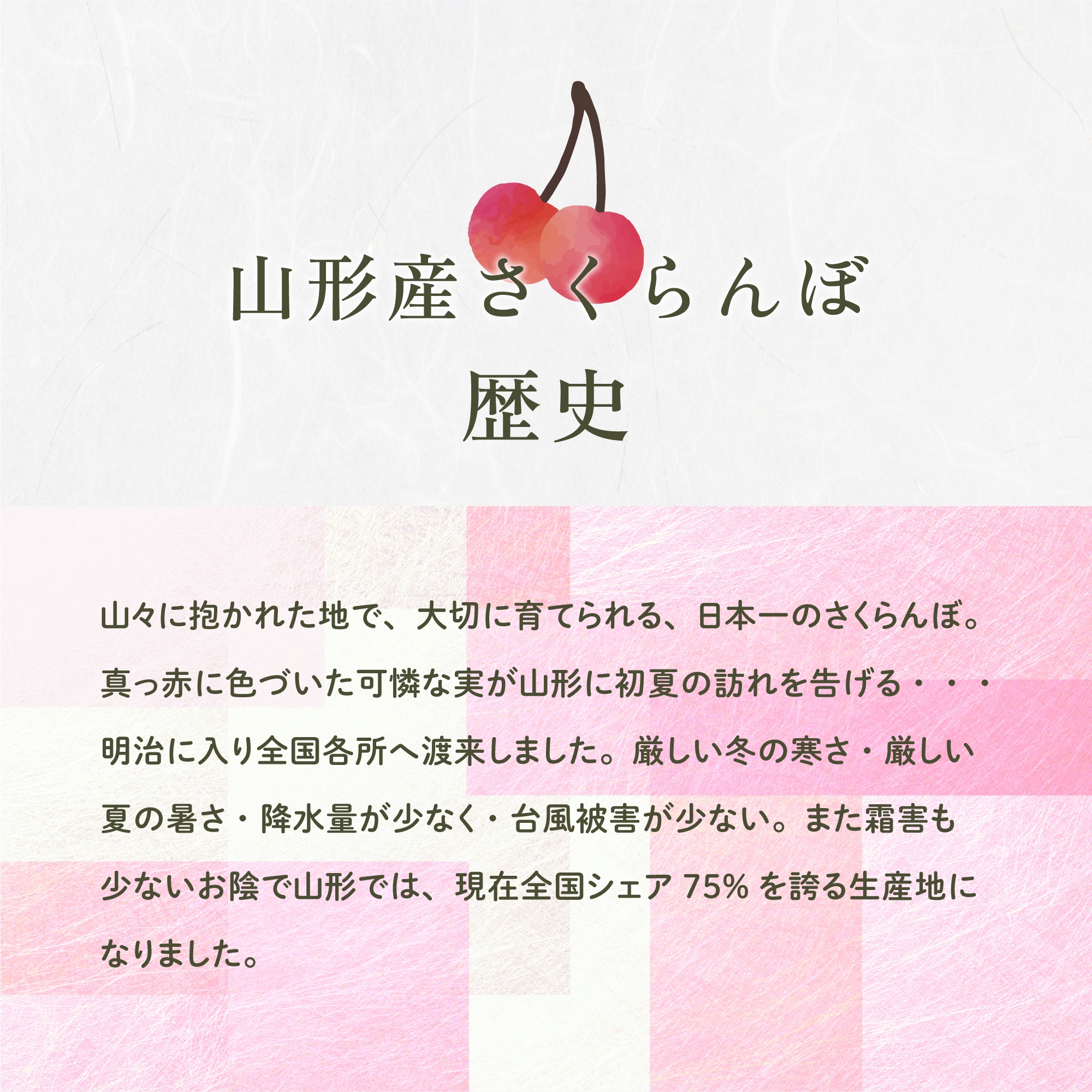 さくらんぼ歴史