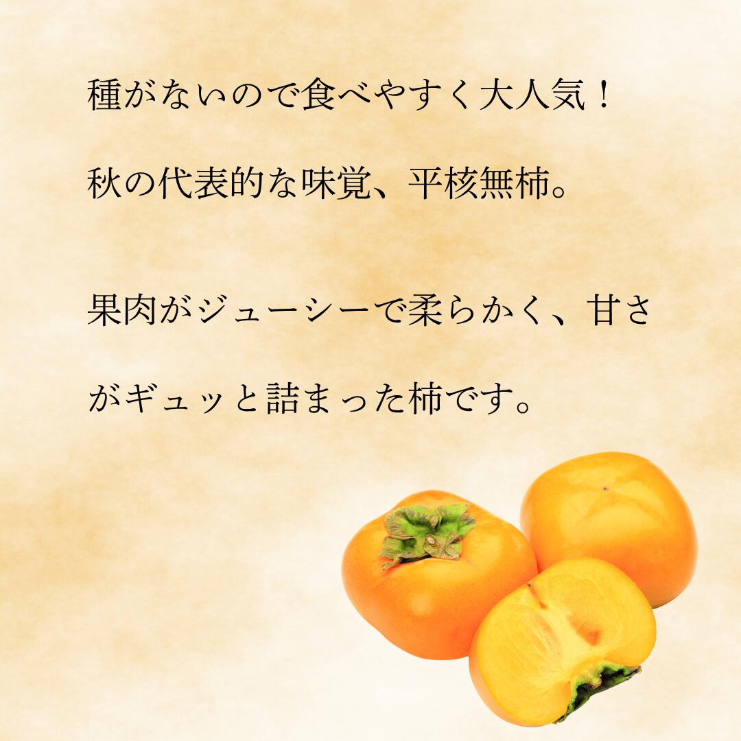 ひらたねなし柿の特徴
