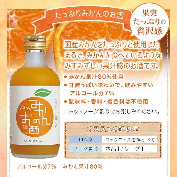 送料無料 果実のお酒 飲み比べ 6本セット 中埜酒造 國盛 リキュール 飲み比べ みかん ぶどう もも りんご なし ざくろ 蔵元直営 Kunizakari Shop 通販 Paypayモール