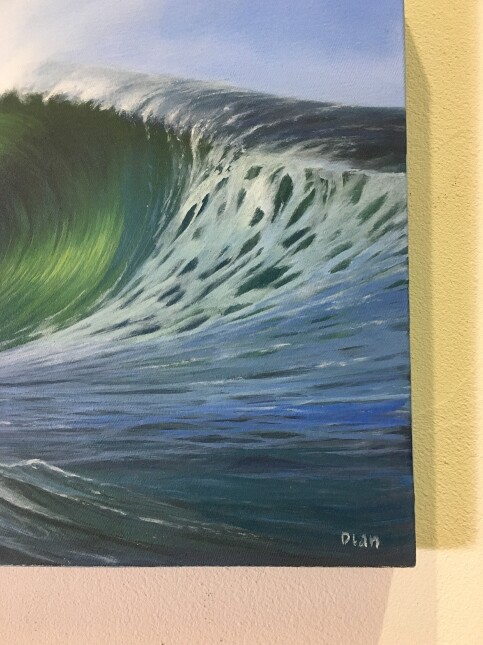 波の絵 海の絵 アートパネル H40×W50cm E-1 (1155) 海の絵画 波 アート