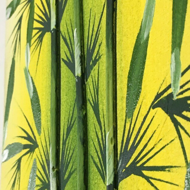 【在庫処分】バリ島バンブーアート油絵60×80cm通常22,000円がなんと！ 在庫処分】バリ島バンブーアート油絵60×80cm通常22，000円がなんと！