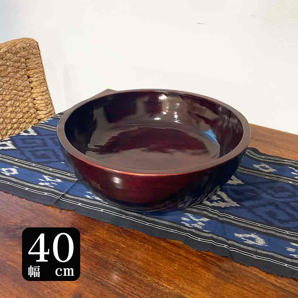 木製 スパボウル 大 茶 W40cm エステ フットバス 木桶 おけ 木製 スパボウル 大 茶 W40cm エステ フットバス 木桶 おけ