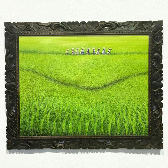 絵画（バリ島） 楽天市場】バリ絵画 バリ アートパネル ドットアート アジア