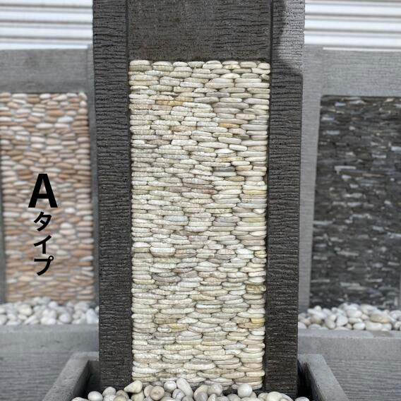 噴水 ファウンテン 流水栓 H95cm 5タイプ 循環ポンプ付き バリ