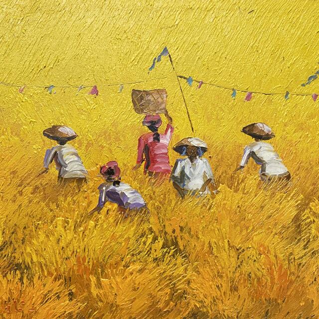 Amazon.co.jp: 小林翠月『彩色山水』日本画 ・掛け軸・風景画
