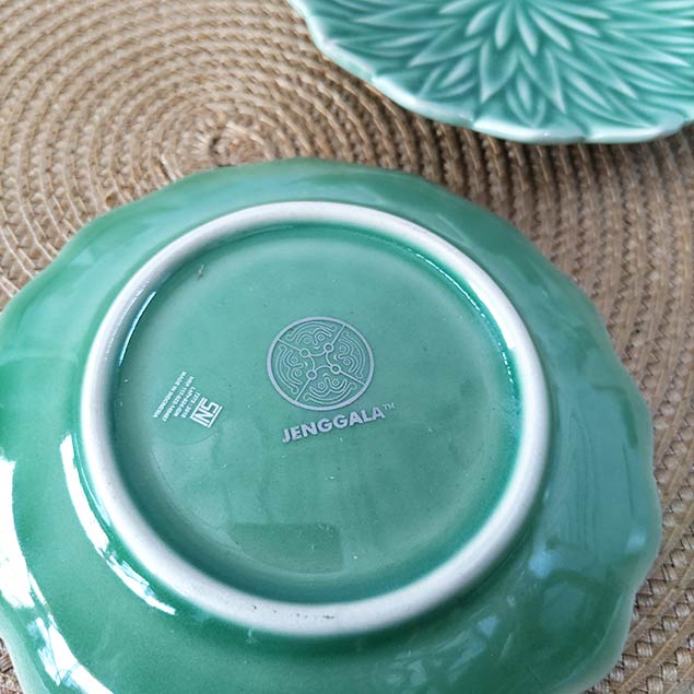 丸皿 小皿 セット 2個1セット グリーン ブレッド＆バタープレート