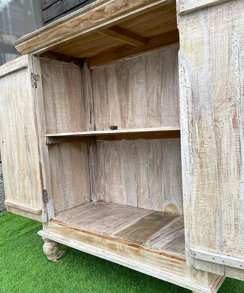 キャビネット ラック 収納家具 コンソール ホワイト