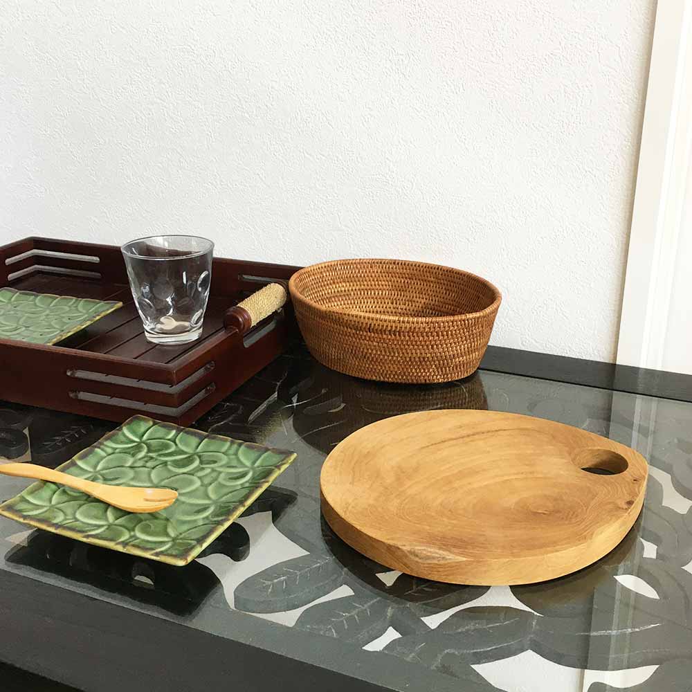 木製 カッティングボード ウッド トレイ 22cm まな板 アカシア