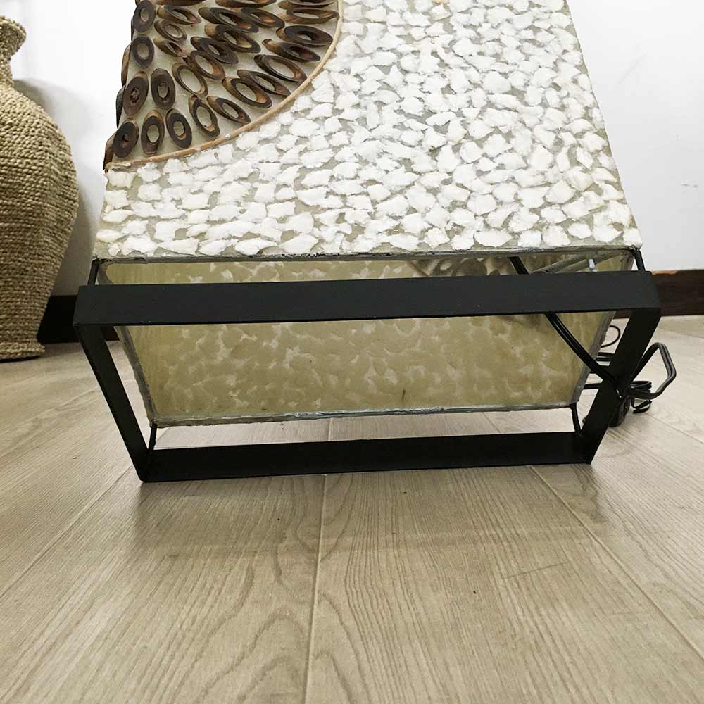 スタンドランプ フロアライト 四角 スクエア バンブー シェル H150cm 2