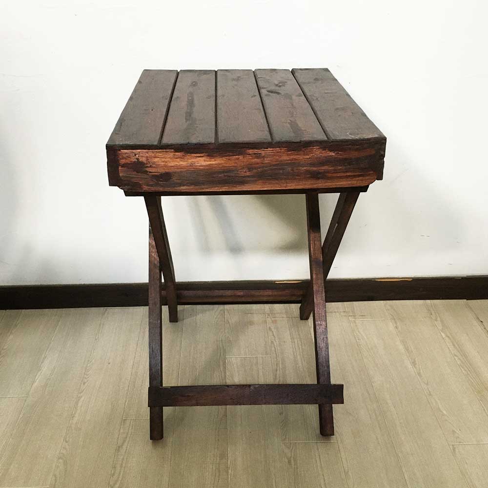 折りたたみ木製カウンターテーブル フォールディングテーブル　アンティーク Folding Wood Table｜折り畳み木製テーブル