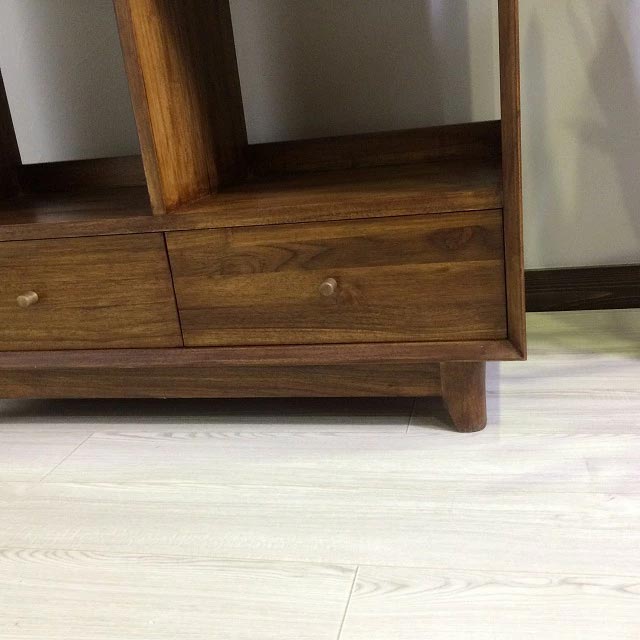 キャビネット チーク材 アジアン家具 バリ 棚 南国 リゾート家具