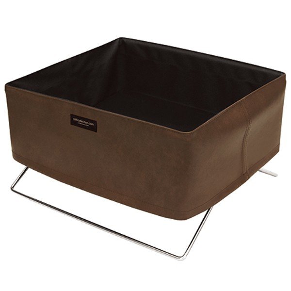 10月28日迄 荷物入れ 荷物置き バッグ カバン 収納 かご おしゃれ カフェ 飲食店 お店 ラック 日本製 合皮 S ブラウン 直送ab Ab Off Kurashiking 通販 Yahoo ショッピング