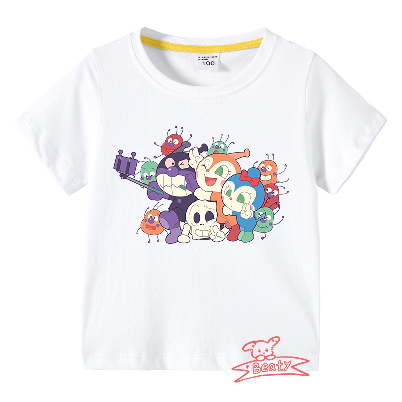 【多色・多柄】春夏新作 子供服 半袖Tシャツ アンパンマン ばいきんまん 100%綿 ラウンドネック 丸首 男の子 女の子 子ども服 小学生から幼稚園児に最適｜kurarastore｜07