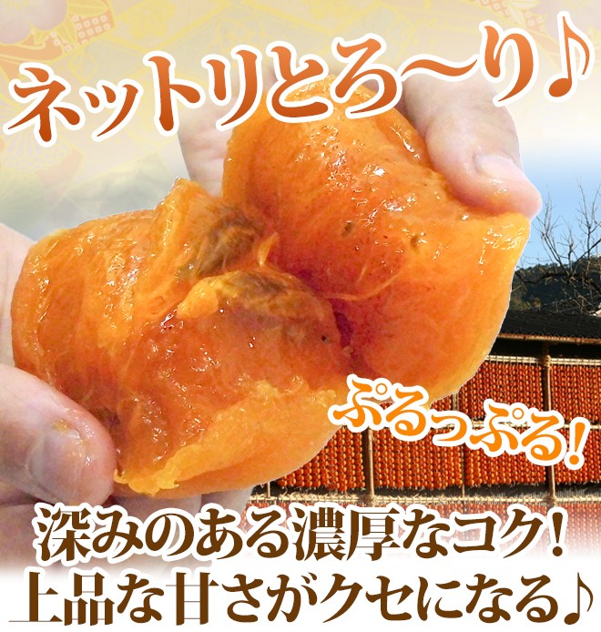 福島産 JAふくしま未来 ”あんぽ柿” 4L〜5Lサイズ 約230g×8pc 蜂屋柿