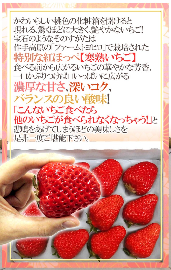 いちご ギフトボックス2箱】奈良県産いちごセット（古都華2パック・なら