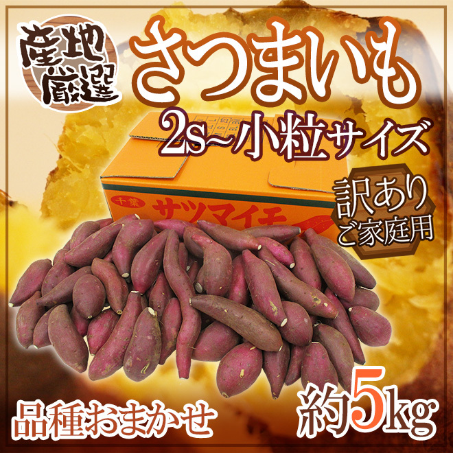 さつまいも” 訳あり 2S〜小粒サイズ 約5kg 品種おまかせ 産地厳選