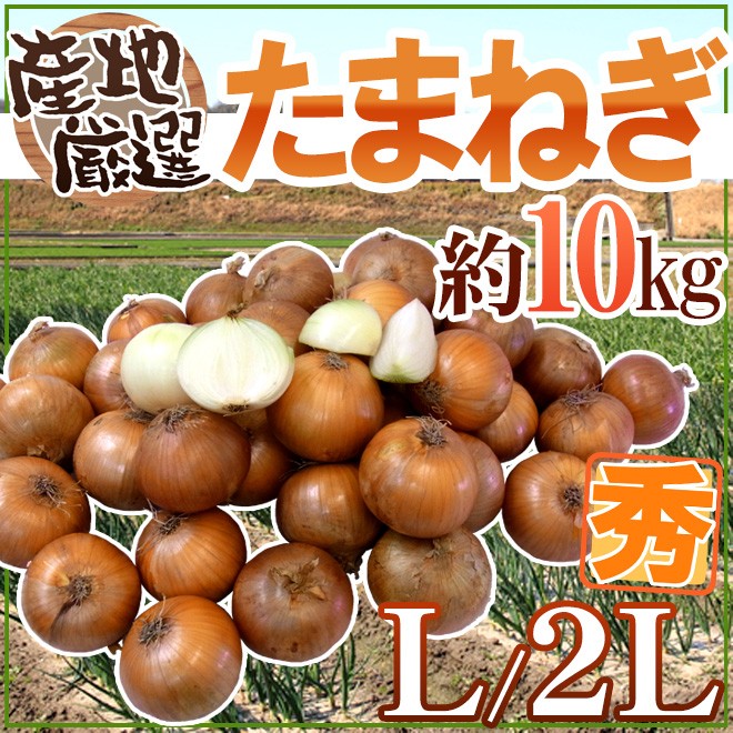 ⭕️秀品Lサイズ10Kg×3箱⭕️淡路島新玉ねぎ　たまねぎ　玉葱 淡路島産 JAあわじ島 淡路島たまねぎ 秀品 Lサイズ 3キロ（10玉