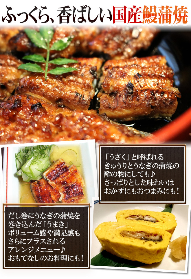 クルミパンさん専用高知県産4Pうなぎ炭焼き（素焼き）８本冷凍真空発送 si_2.jpg