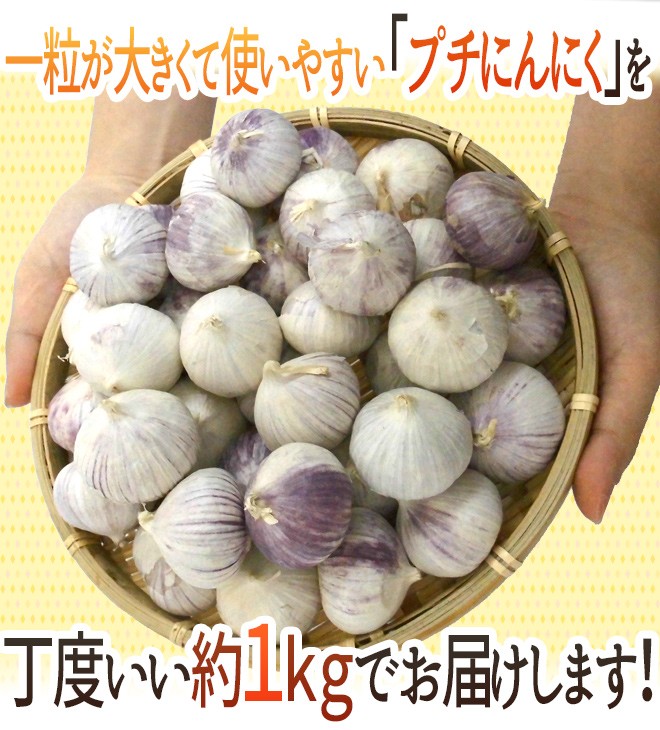 プチにんにく” L/2L/3L 約1kg 送料無料 : くらし快援隊 - 通販