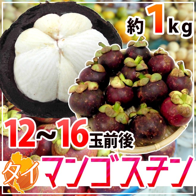 送料無料 タイ産 マンゴスチン M L 12 16玉前後 約1kg 予約 3月以降 Mangos1kg くらし快援隊 通販 Yahoo ショッピング