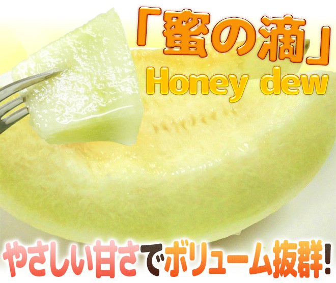 メロン ”ハネデューメロン” 5〜6玉前後 約10kg メキシコ メロン ”ハネデューメロン” 5〜6玉前後 約10kg メキシコ