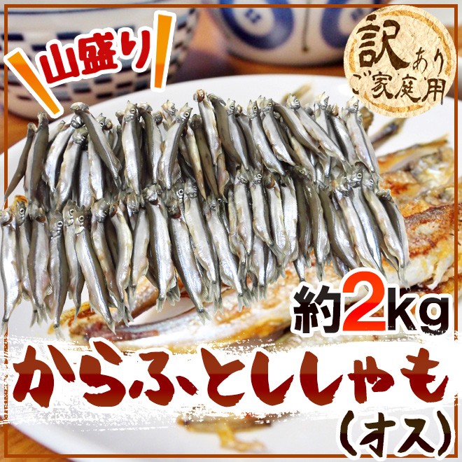 カラフトししゃも（オス）” 約2kg 訳あり カラフトシシャモ/樺太ししゃも 送料無料 :4031199-k-sisyamo2kgw:くらし快援隊 -  通販 - Yahoo!ショッピング